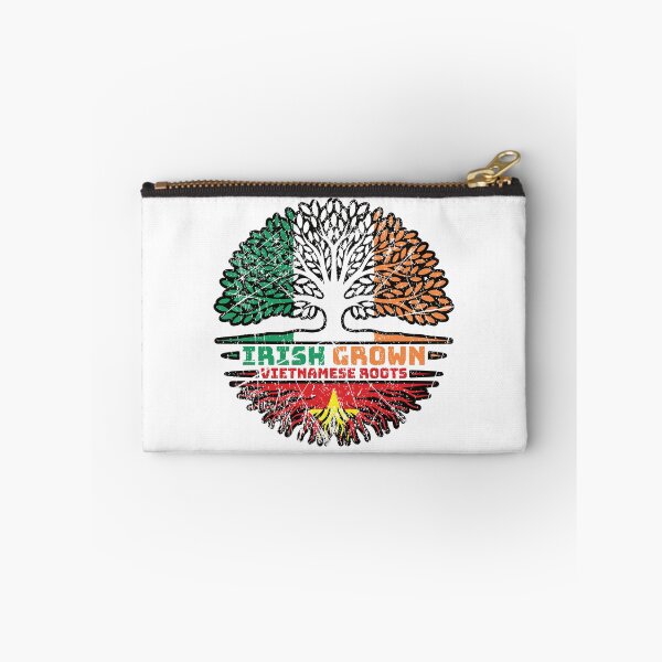 Item preview, Vietnamese Vietnam Irish Ireland Tree Roots Flag designed and sold by FlagX.