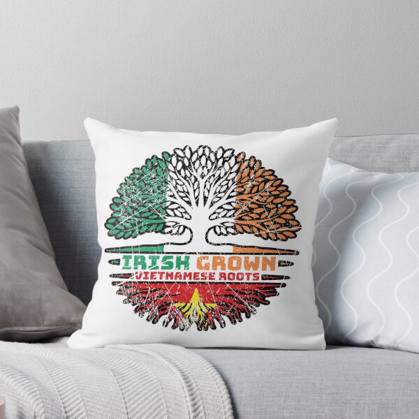 Item preview, Vietnamese Vietnam Irish Ireland Tree Roots Flag designed and sold by FlagX.