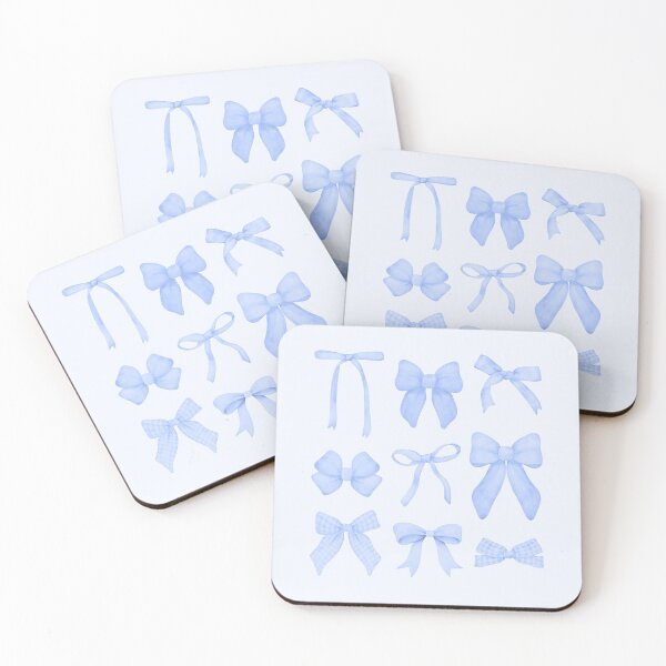 Item preview, Blue Coquette Bow Art designed and sold by trendycac.