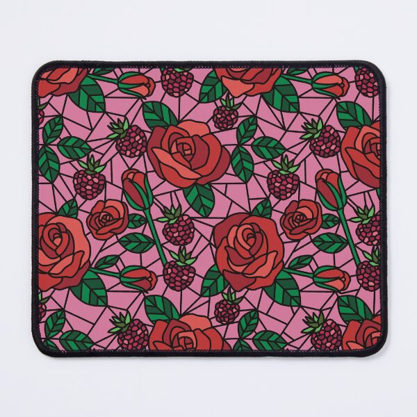 Item preview, Stained Glass Roses- Pink designed and sold by jenjamesdesign.