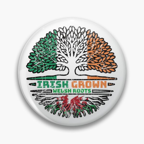 Item preview, Welsh Wales Irish Ireland Tree Roots Flag designed and sold by FlagX.