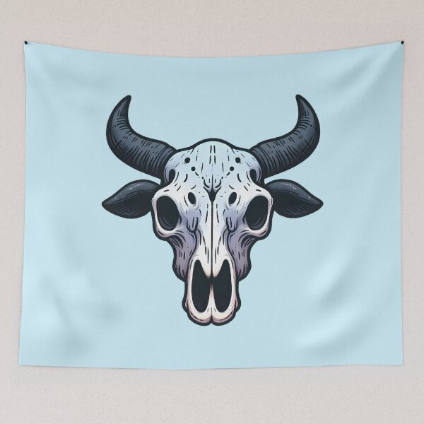 Item preview, Cow skull designed and sold by Anna Halasek.