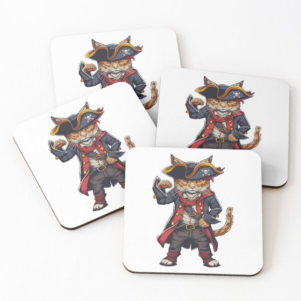 Item preview, Pirate Cat Captain  designed and sold by Wild-Co.