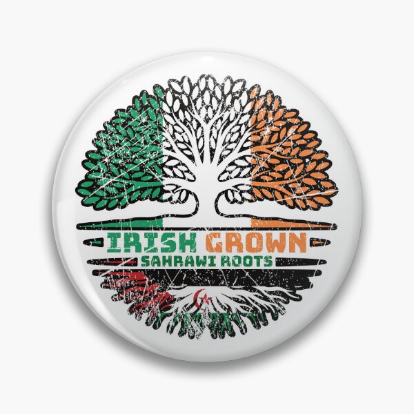 Item preview, Western Sahara Sahrawi Irish Ireland Tree Roots Flag designed and sold by FlagX.