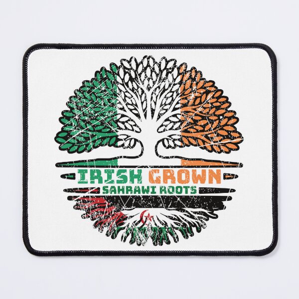 Item preview, Western Sahara Sahrawi Irish Ireland Tree Roots Flag designed and sold by FlagX.