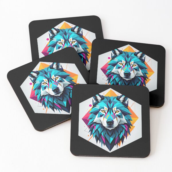 Item preview, Geometric Wolf designed and sold by AbsoluteA.