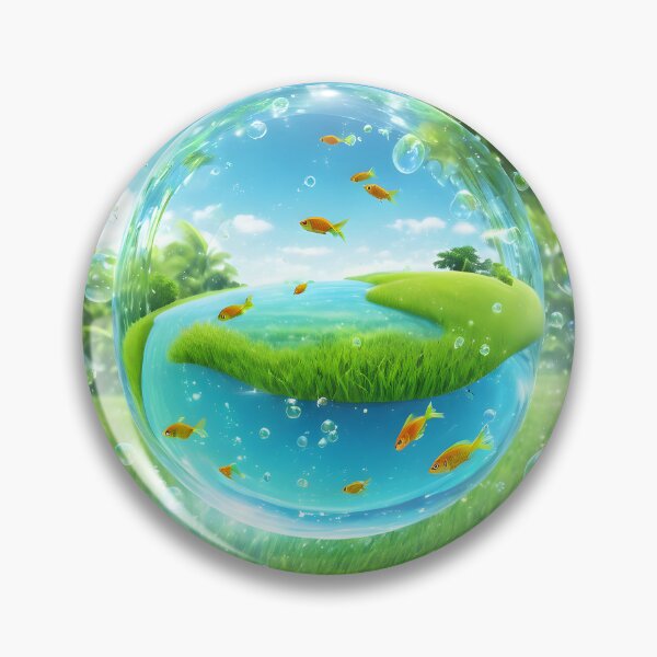 Item preview, Fruitiger Aero Bubble with Tropical Fish designed and sold by NimbusSky.