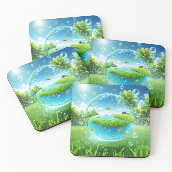 Item preview, Fruitiger Aero Bubble with Tropical Fish designed and sold by NimbusSky.