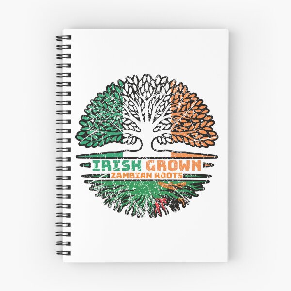 Item preview, Zambia Zambian Irish Ireland Tree Roots Flag designed and sold by FlagX.