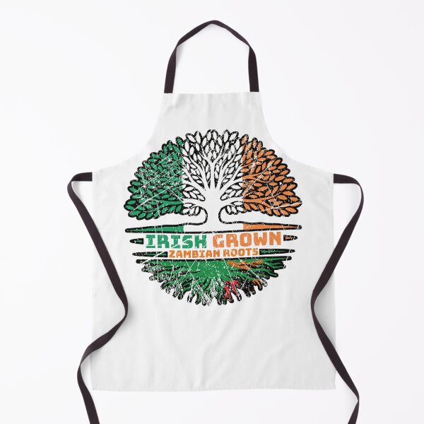 Item preview, Zambia Zambian Irish Ireland Tree Roots Flag designed and sold by FlagX.