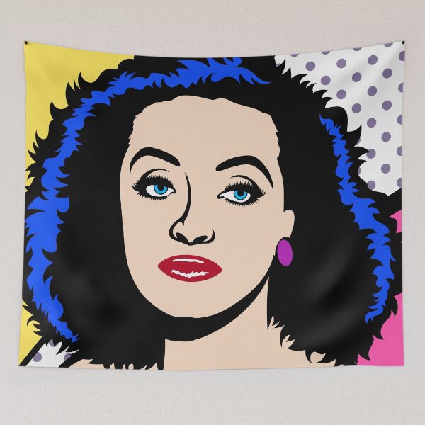 Item preview, Bette Davis Cartoon PopArt Drawing designed and sold by Henrylizarraga.