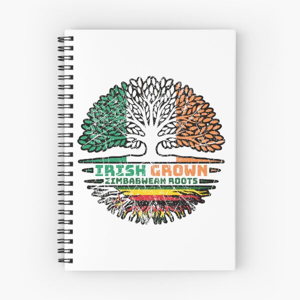 Item preview, Zimbabwe Zimbabwean Irish Ireland Tree Roots Flag designed and sold by FlagX.