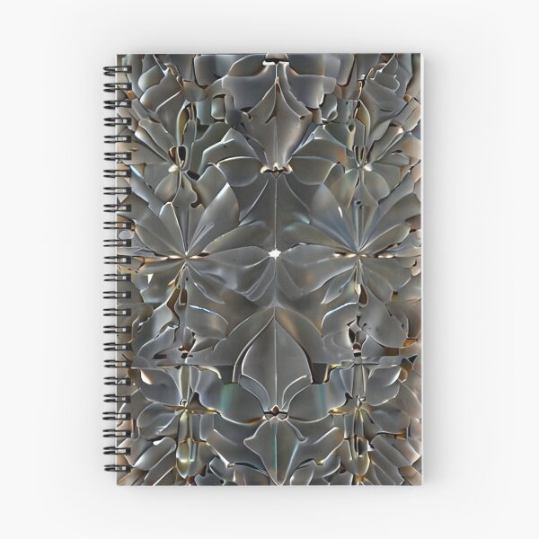Item preview, Gold and Grey Textured Flower Pattern designed and sold by GWEverything.