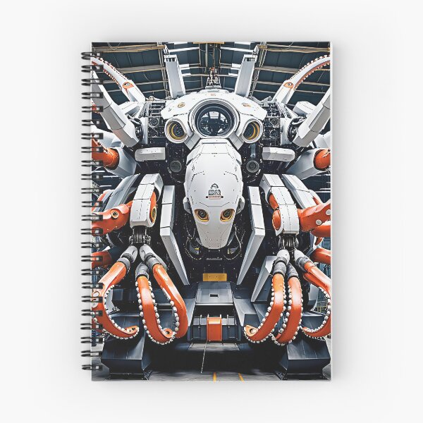 Item preview, Mechanical Octopus in Industrial Hangar designed and sold by ZenOfAIarts.