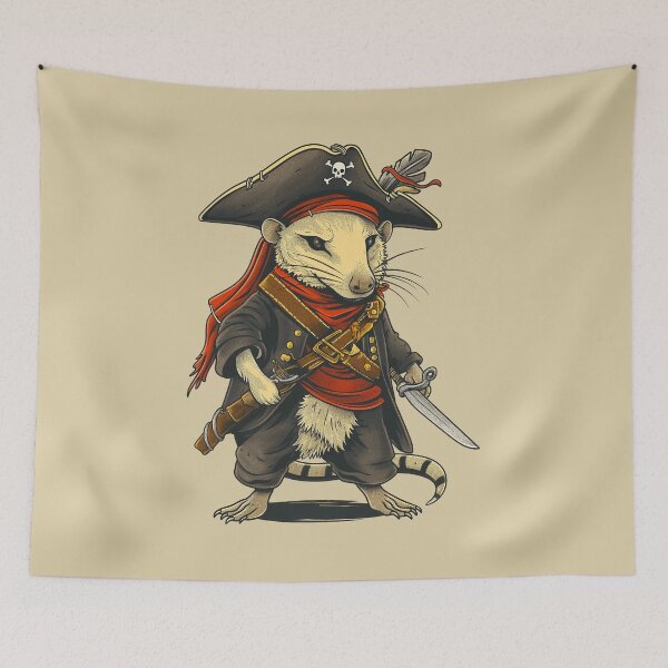 Item preview, Pirate Possum Captain  designed and sold by Wild-Co.