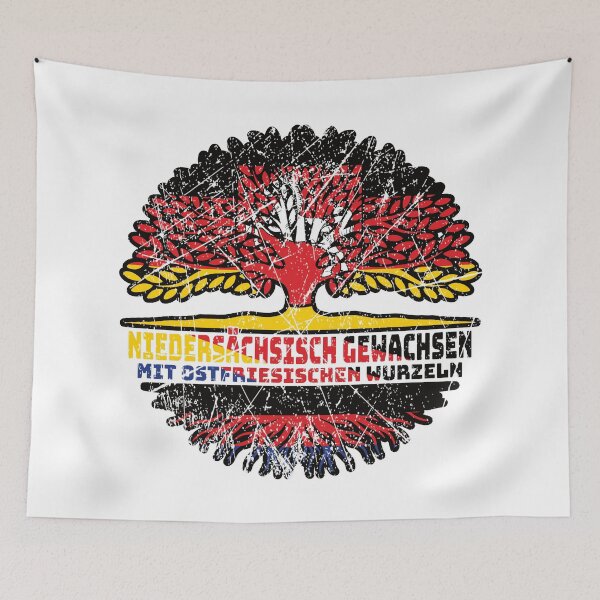 Item preview, East Frisia East Frisian Lower Saxony Lower Saxony tree root flag designed and sold by FlagX.