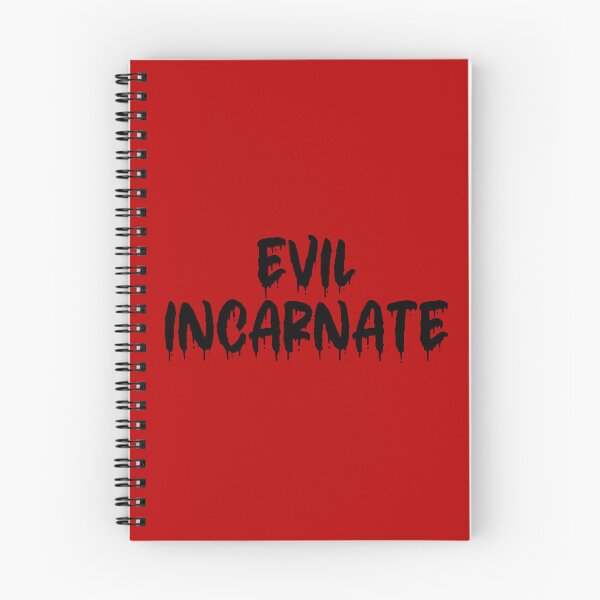 Item preview, BLACK ON RED EVIL INCARNATE BLOOD DRIP designed and sold by RomeArtCo.