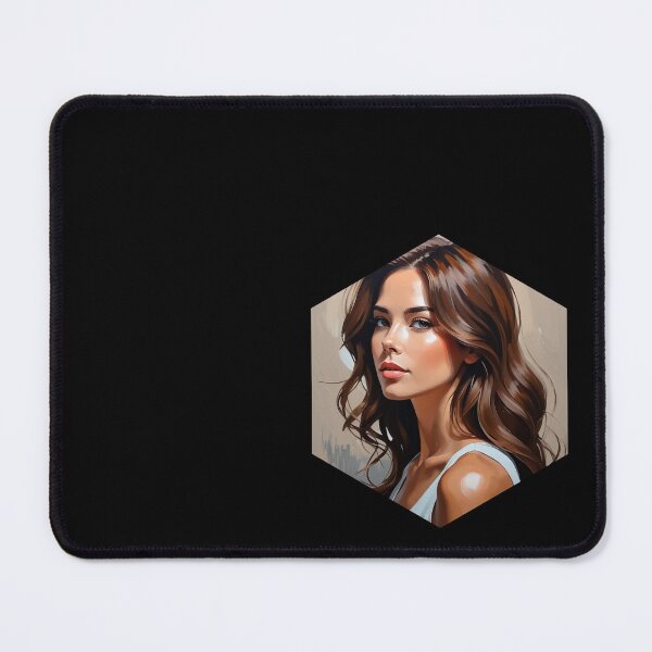 Item preview, Minimalist Woman with Beautiful Brown Hair designed and sold by AbsoluteA.