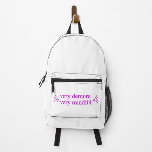 Item preview, very demure very mindful - tiktok viral text in pink designed and sold by EmeraldeaArt.