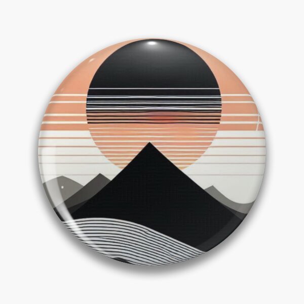 Item preview, Serenidade Geométrica: Montanha ao Pôr do Sol designed and sold by jaquelinedejff.