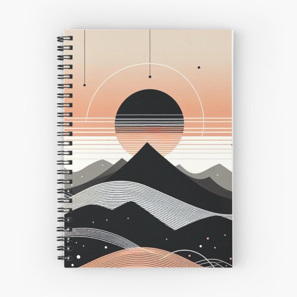 Item preview, Serenidade Geométrica: Montanha ao Pôr do Sol designed and sold by jaquelinedejff.