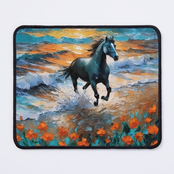 Item preview, Black Horse From the Water designed and sold by IvaRenee.
