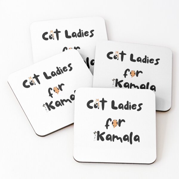 Aperçu de l'œuvre Dames-chats pour Kamala Maman-chat Dames-chats sans enfant Kamala créée et vendue par Hamzakhotbi.