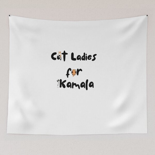 Item preview, Cat Ladies for Kamala Cat Mom Childless Cat Ladies Kamala designed and sold by Hamzakhotbi.