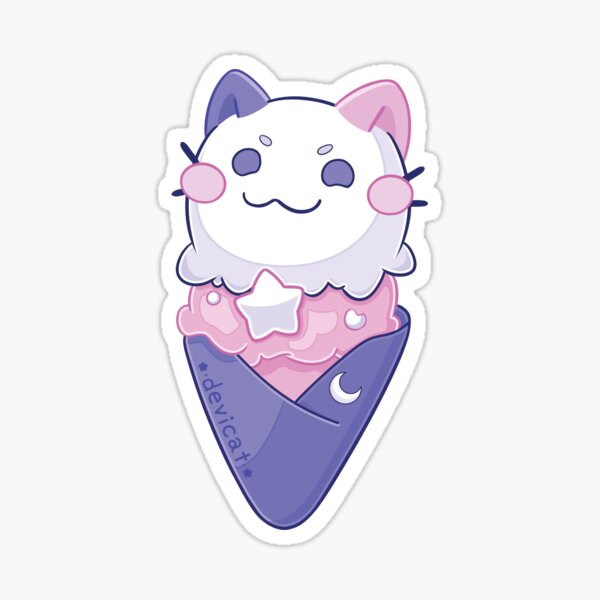 Item preview, CandiCat Ice Cream • 2024  designed and sold by Devi Cat.