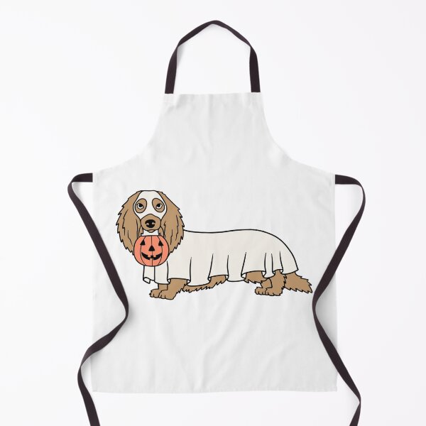 Item preview, Halloweenie Dachshund Weiner Dog Halloween Ghost Art designed and sold by trendycac.