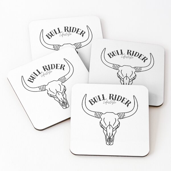 Item preview, Bull Rider Lifestyle Skull designed and sold by SillyTeesforYou.