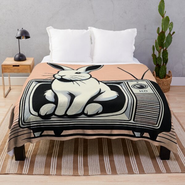 Item preview, Minimalist Rabbit on 80s Television designed and sold by Genady.