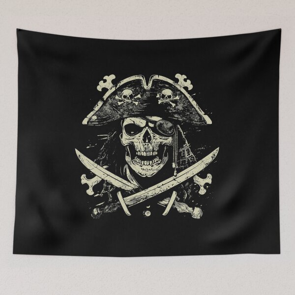 Item preview, Vintage Pirate Skeleton designed and sold by Wild-Co.