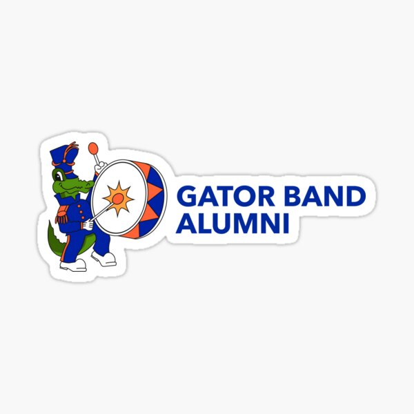 Gator Band Alumni Horizontal Logo Sticker