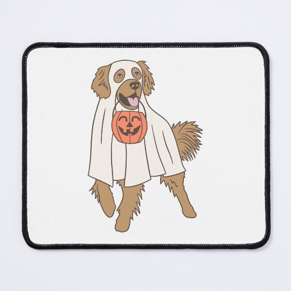 Item preview, Golden retriever Dog Halloween Ghost Art designed and sold by trendycac.