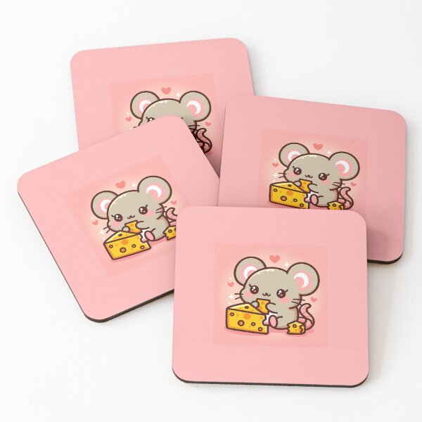Item preview, Cute Mouse eating cheese designed and sold by Brzdacu.