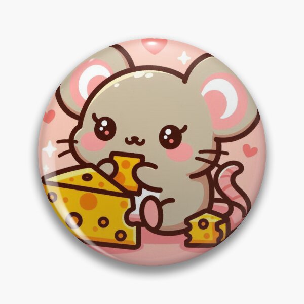 Item preview, Cute Mouse eating cheese designed and sold by Brzdacu.