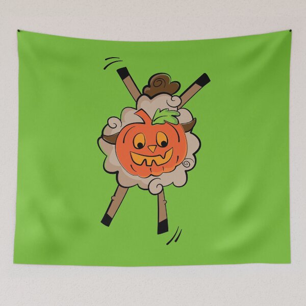 Item preview, Fernando the Nutty Sheep in Halloween Costume Green designed and sold by MaestroTAVI.