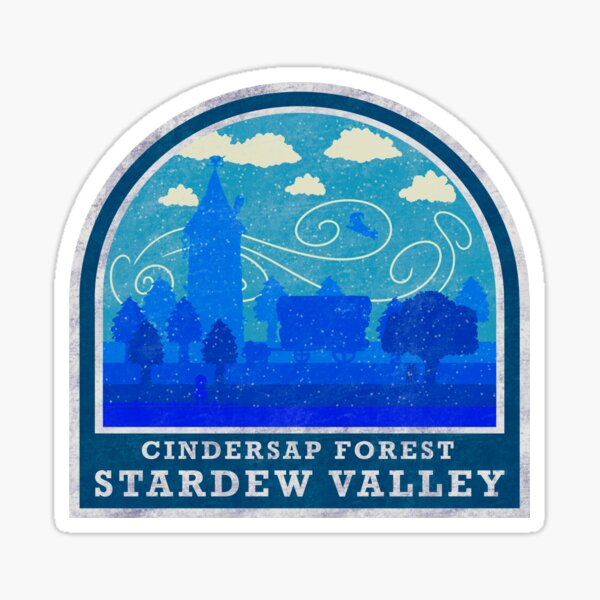 Aperçu de l'œuvre Copie de l'autocollant Forêt de Cendres de Stardew Valley créée et vendue par Remi's Stickers.