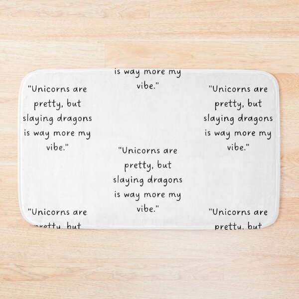 Item preview, "Unicorns are pretty, but slaying dragons is way more my vibe." | Handwritten-Style Font | Minimalistic designed and sold by RM-Journey.