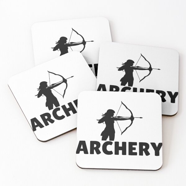 Item preview, ARCHERY (FEMALE) - BLACK designed and sold by ArtsyCity.