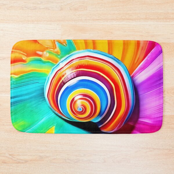 Item preview, Colorful Seashell Artwork designed and sold by Health And Fitness Posts e-Store.