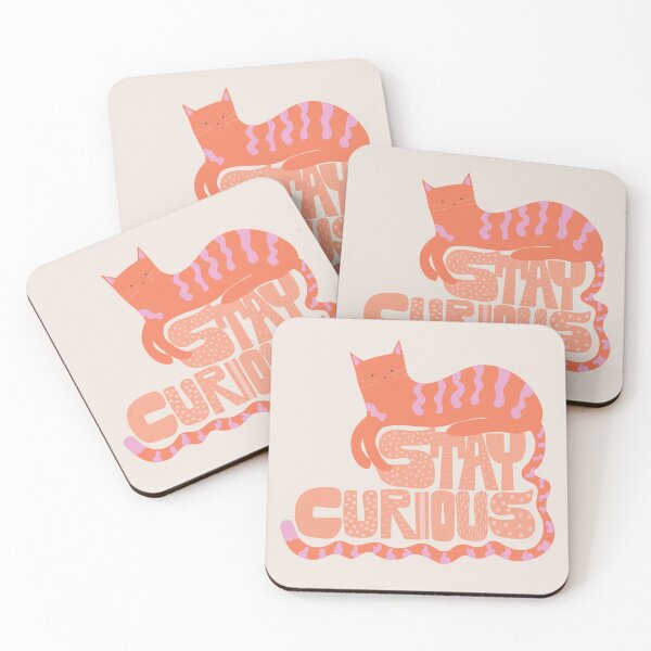 Item preview, Stay Curious Cat designed and sold by Botanical Cat.