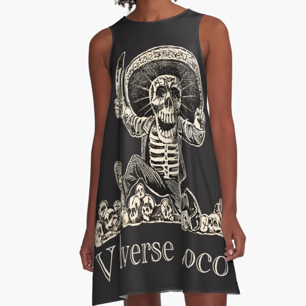 Item preview, Volverse loco! Let’s go crazy Day of the dead - Mad Mexican bandito skeleton -  designed and sold by Kludoman.