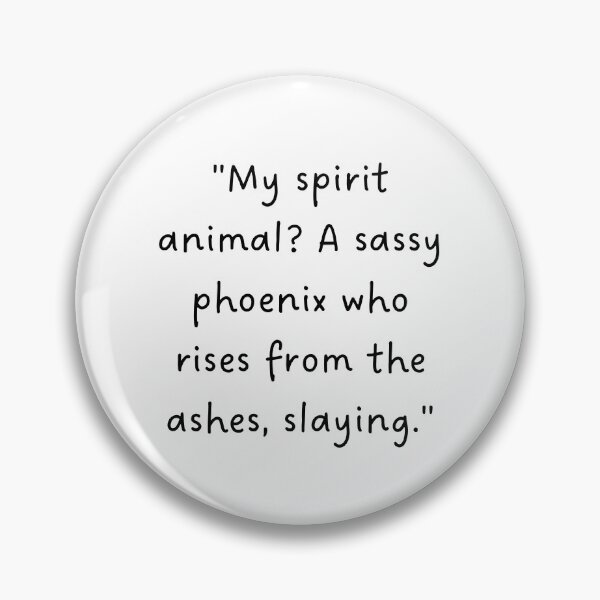 Item preview, "My spirit animal? A sassy phoenix who rises from the ashes, slaying." | Handwritten-Style Font | Minimalistic designed and sold by RM-Journey.
