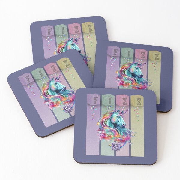 Item preview, Colorful Unicorn Fizz designed and sold by questadesigns.