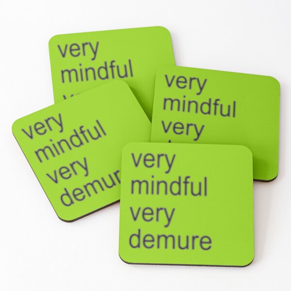 Item preview, very mindful very demure brat designed and sold by culturefiends.