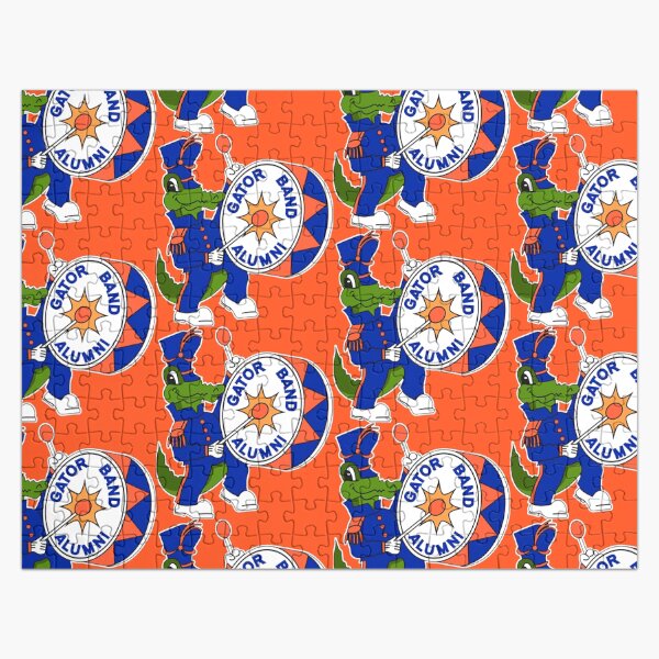 Gator Band Alumni Association Big Drum Logo Jigsaw Puzzle
