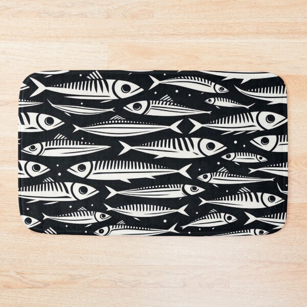 Item preview, Minimalist Sardines Pattern designed and sold by Rui Fernandes.
