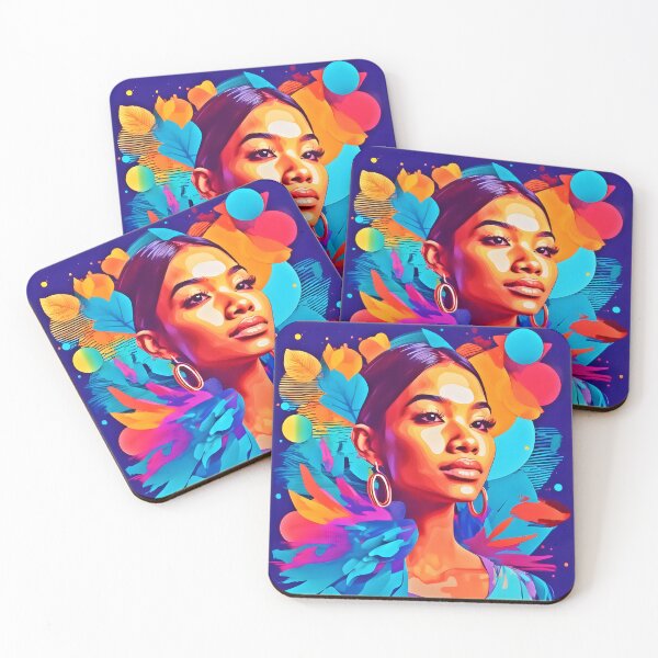 Item preview, Colorful Women Dada Art designed and sold by Health And Fitness Posts e-Store.